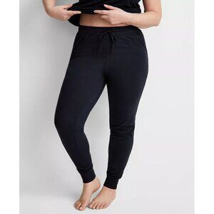 NWT State Of The Day Jogger Pajama Pants Sz S Deep Black Stretch Lightweight